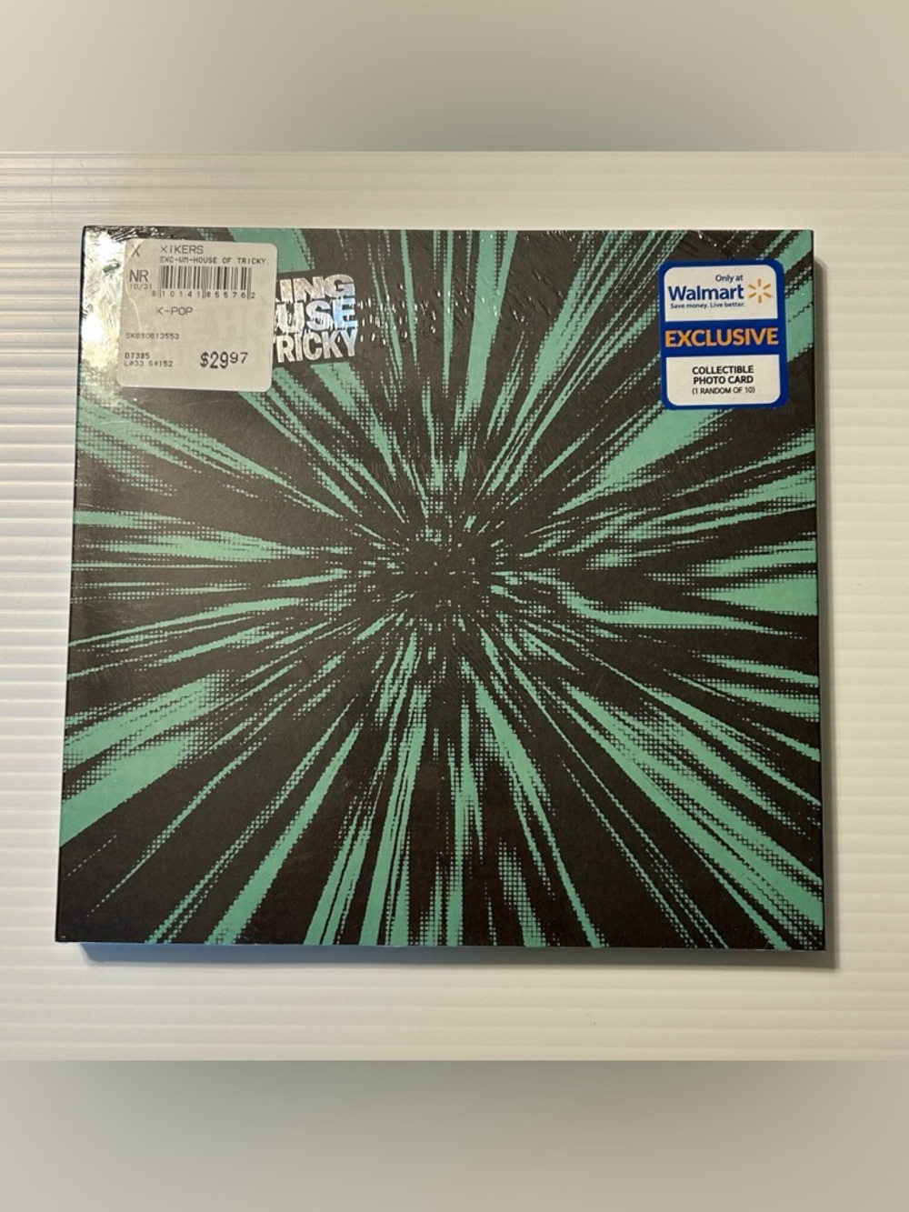 CD xikers House of Tricky Wrecking The 6th Mini Album K-Pop Walmart Green Hiker